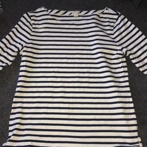 SIZE SMALL J CREW STRIPED shirt